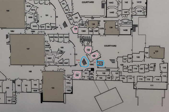 Floor plan for HA level 1