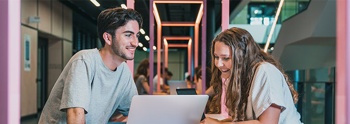 Students in discussion